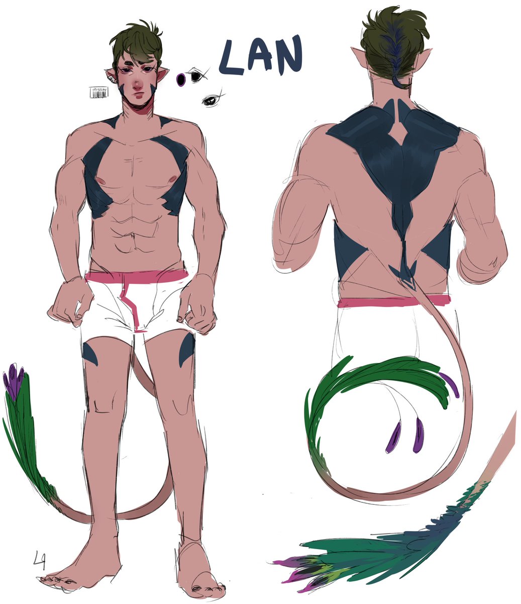 this started as a warm up doodle
its a peacock alien hayy 