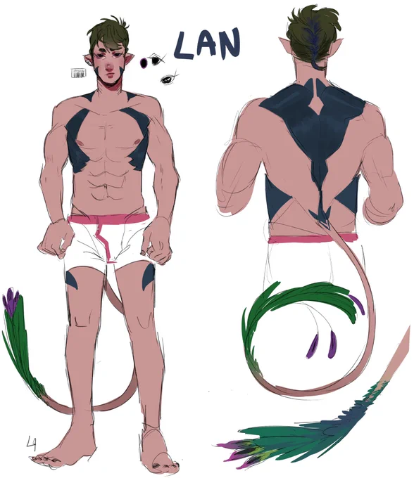 this started as a warm up doodle
its a peacock alien hayy 