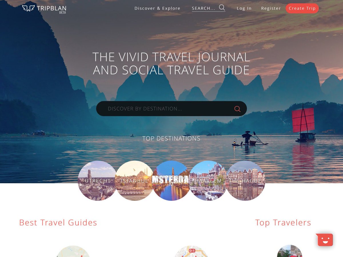 BetaList's tweet photo. Tripblan: The travel guides and journals social platform https://t.co/TYbtQou3fJ https://t.co/MZEbvcByPk