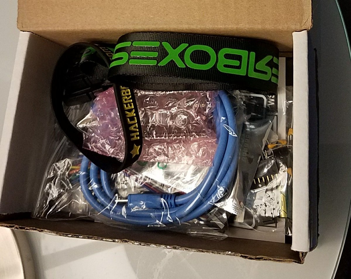 this_is_Mojjo's tweet photo. @HackerBoxes challenge accepted. Thank you for the fast delivery. https://t.co/2dmbiApjOR