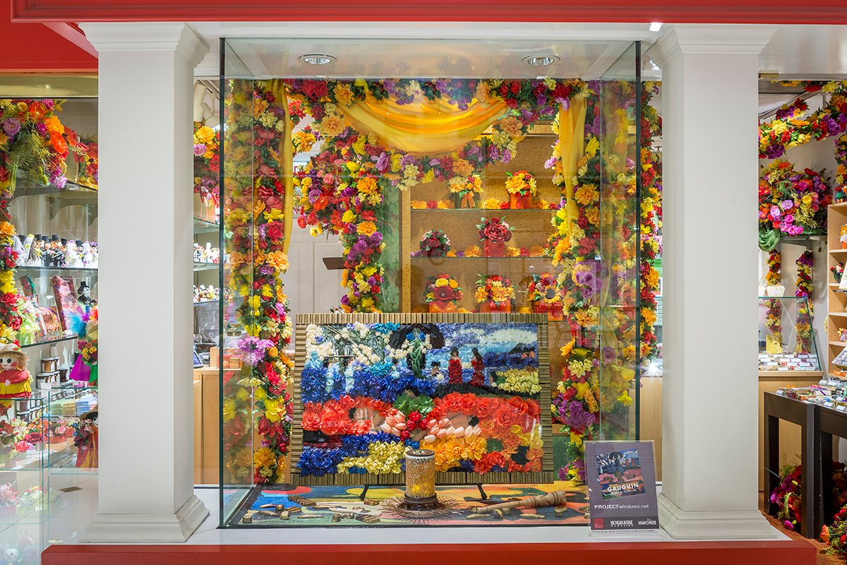 artinstitutechi's tweet photo. Congratulations to the winners of this year's #ProjectWindows! See your favorite Gauguin–inspired window displays: https://t.co/u07XLPzVlK https://t.co/ftp3A8oi5Z
