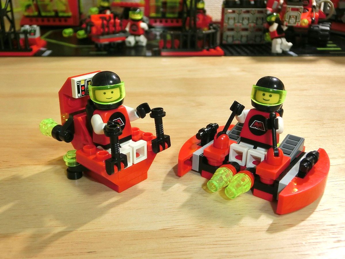 nagisajive's tweet image. LEGO Space   [SpaceScooter]！！(M-TRON color ver,)   #LEGO   #Mtron