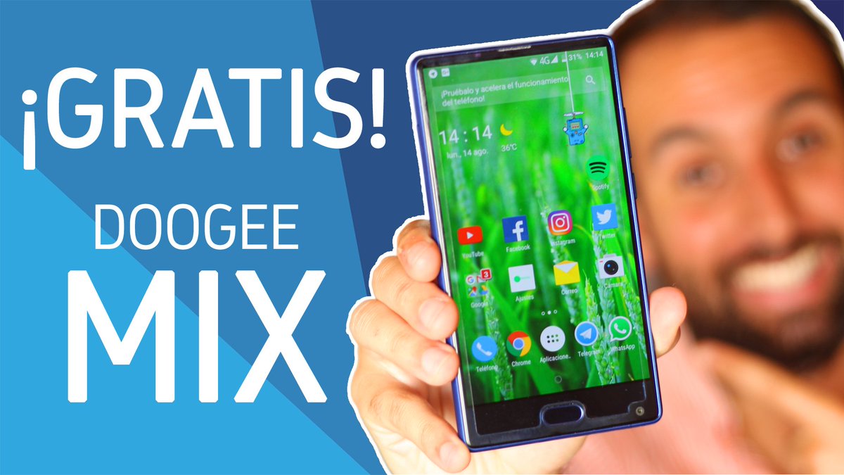 📣📣📣 ¡Empezamos SORTEO INTERNACIONAL con <a href="/DoogeeSpain/">DOOGEE-Español</a>!
Llévate un Doogee MIX de GRATIS 👉 bit.ly/DoogeeMixUT