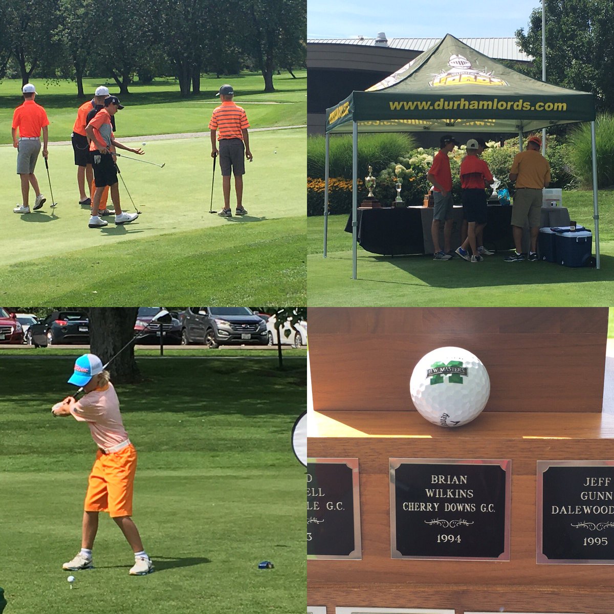 DurhamGolfTour's tweet photo. The chase for the Butler Cup is on. #orangeexplosion #rememberingchris https://t.co/uOcjRSE0wc
