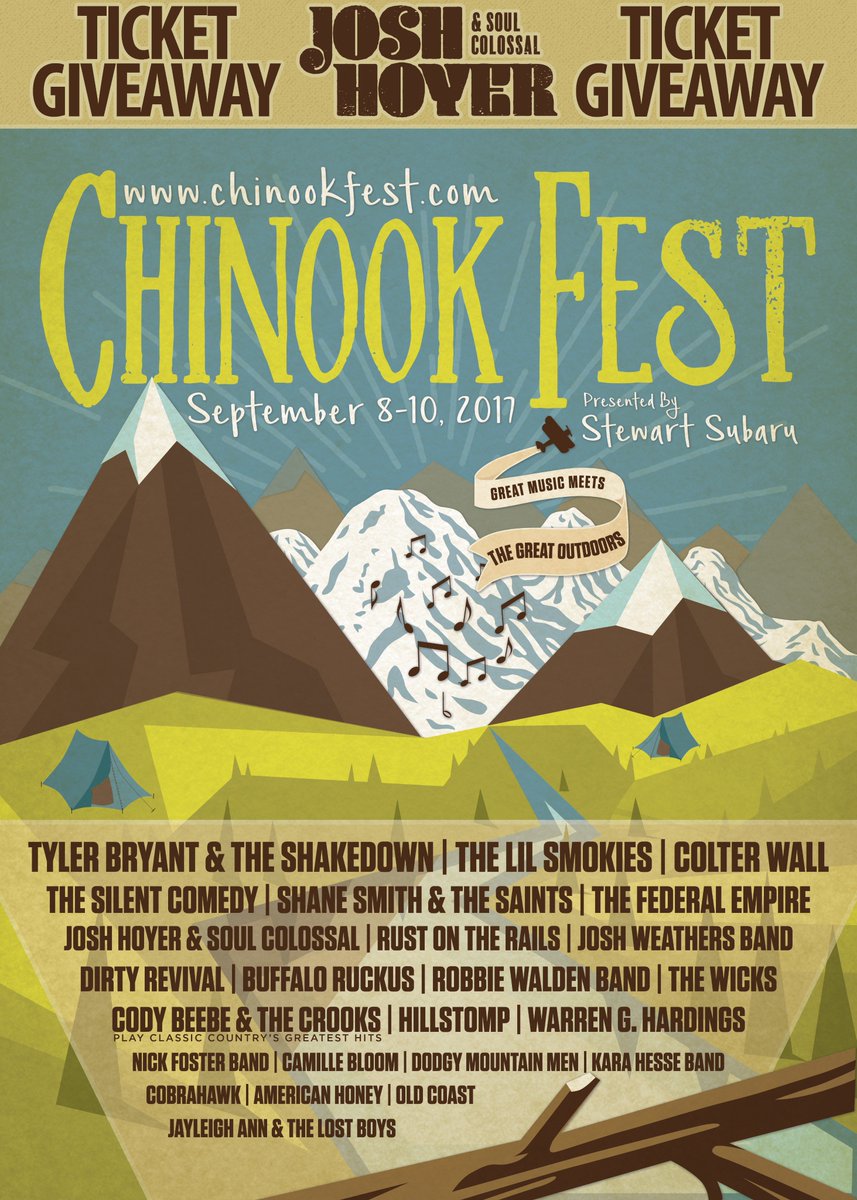 Josh_Hoyer's tweet photo. We're giving away FREE tickets to Chinook Fest in Yakima, WA! Retweet to enter. Winner will be picked Sept 1!#ChinookFest #roadtochinookfest https://t.co/3HvRYMtPKI