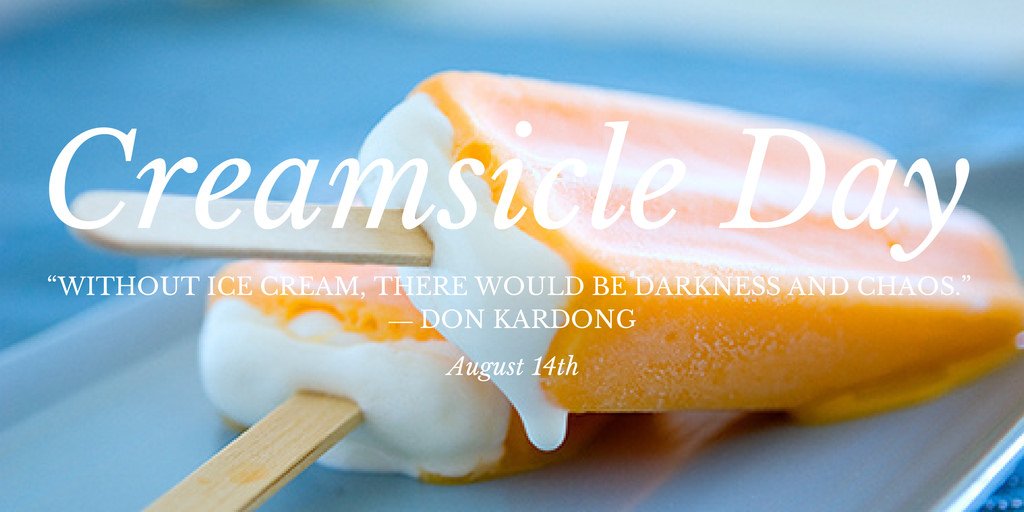 establishscore's tweet photo. A long lasting between sweet ice cream, and cool popsicle- The #Creamsicle! Making your own at home! #creamsicleday https://t.co/OCsgjYLSKn