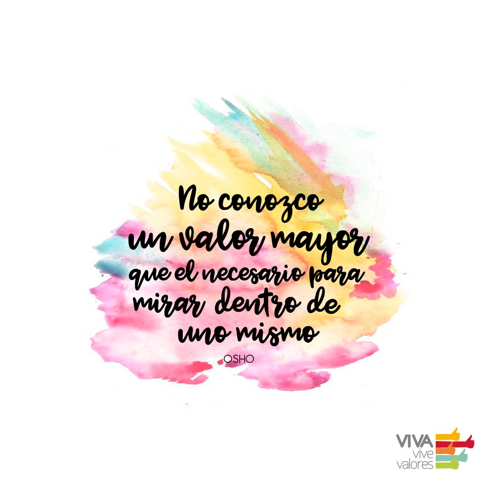 vivavivevalores's tweet photo. "El valor de mirar dentro de uno mismo" @OSHO_Espanol  #FelizLunes https://t.co/T44EO5mqql