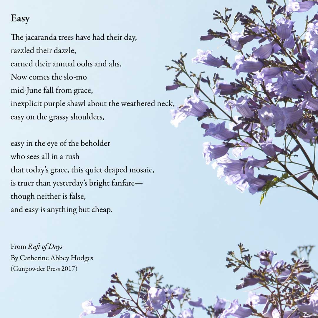 Another beauty from Raft of Days by Catherine Abbey Hodges: ow.ly/bhvz30enHfH