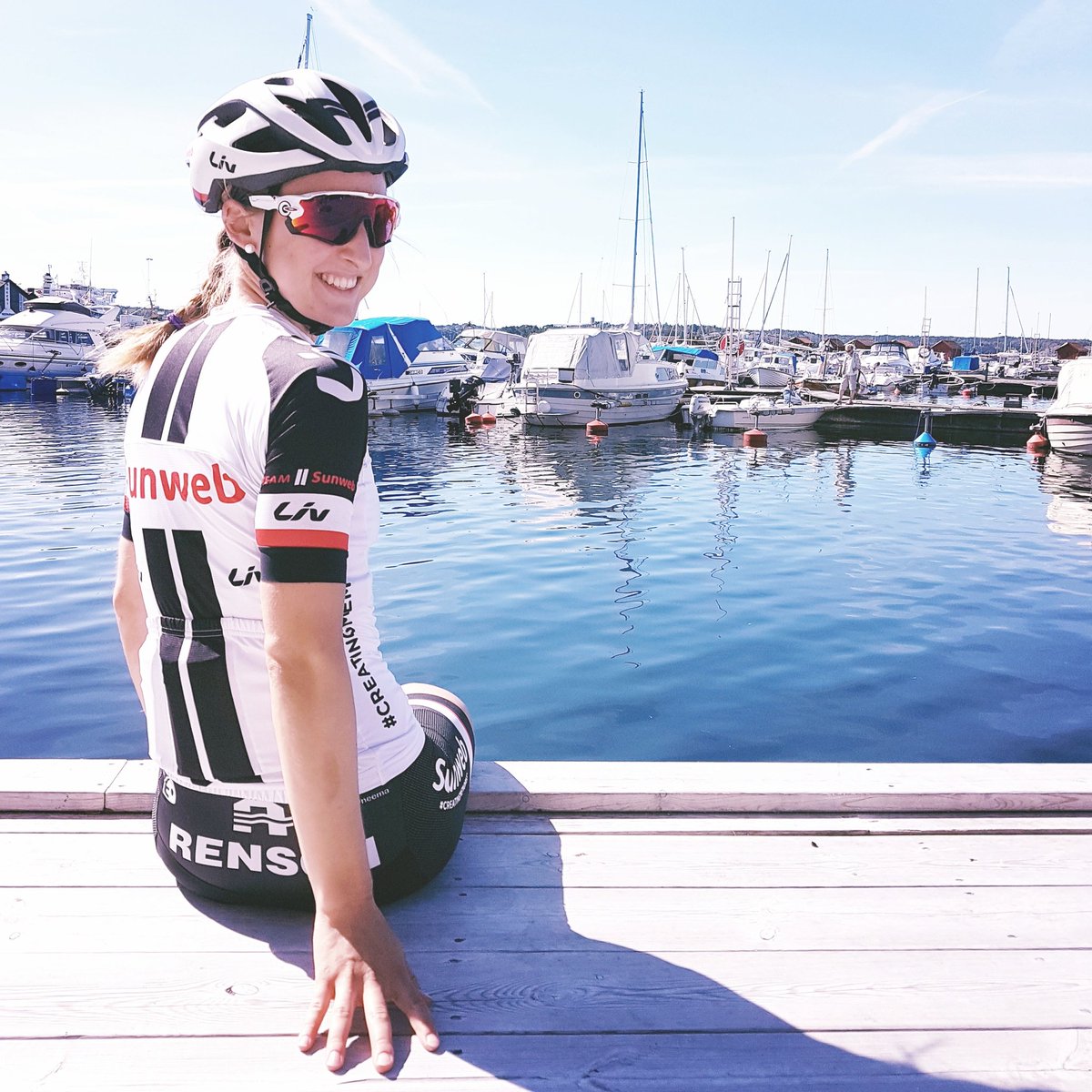 L_Kirch's tweet photo. Nice to have a few days to relax &amp; explore a new country before the #LadiesTourofNorway kicks off this Thursday! 🇳🇴 🐟⛵#howweliv https://t.co/NQkvFZZa4j