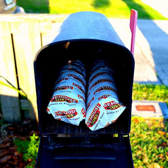 FlyBuyApp's tweet image. Have you heard? We are giving away FREE medium subs (limit 50) starting today from Firehouse Subs when you order on the app! 
Use code: CURB