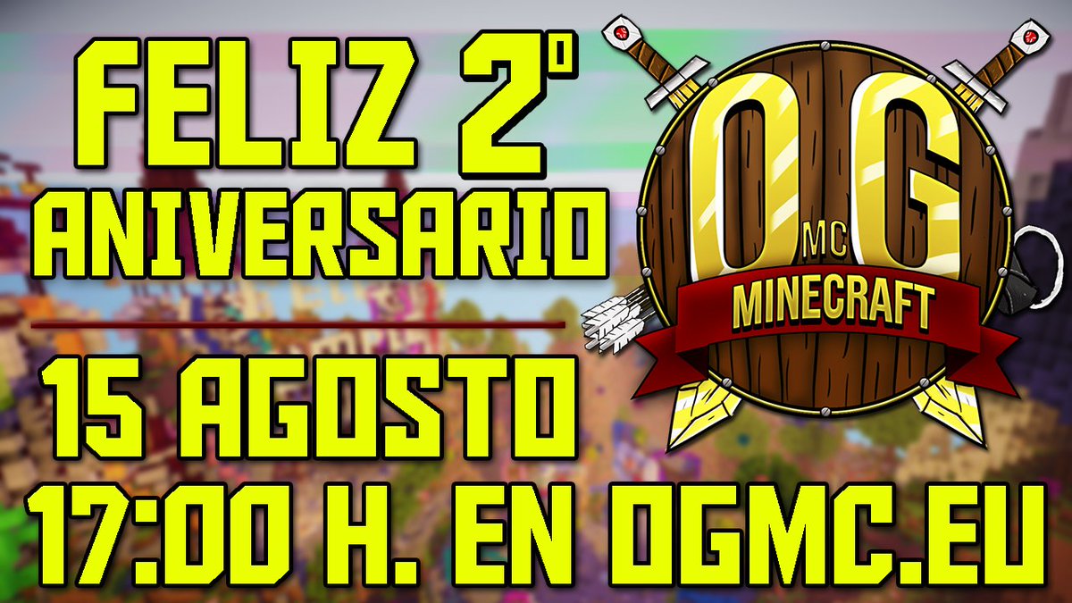 OpenGamingMC's tweet photo. Mandanos una foto con el hashtag #DosAñosOGMC y entre todas seleccionaremos la mejor 🔝 https://t.co/G2k6U09wRN