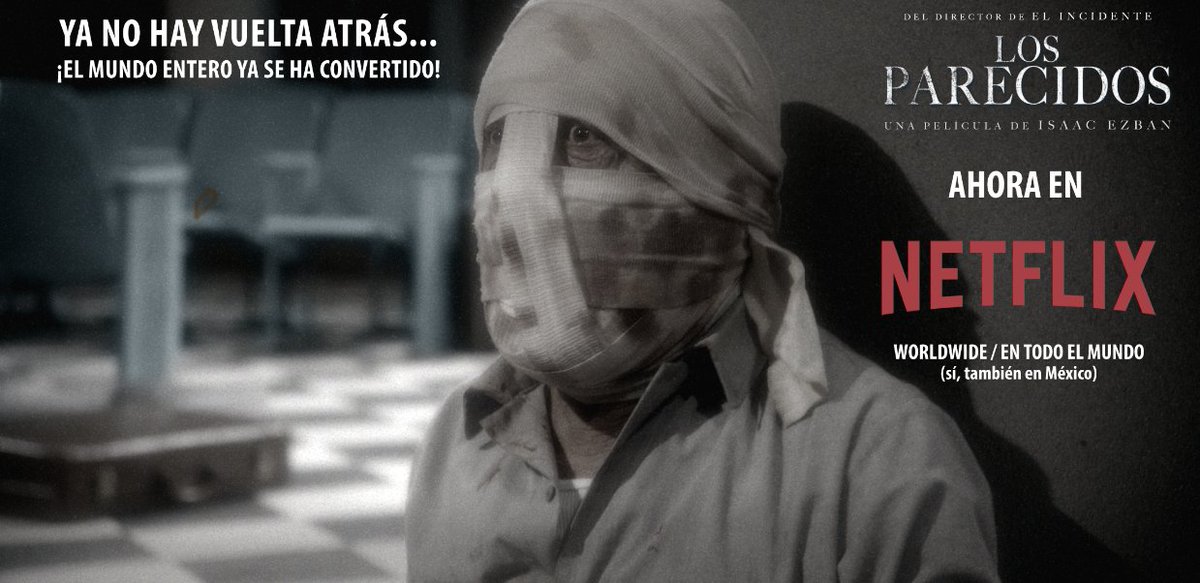 RedElephantF's tweet photo. ¿Te quedaste sin ver @Los_Parecidos de @IsaacEzban en el Cine? Ya la puedes ver en @Netflix en México, Latinoamérica… y EN TODO EL MUNDO! https://t.co/0cqVaRhJJ9