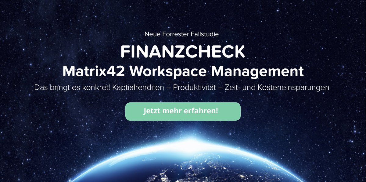 Matrix42_global's tweet photo. #Forrester Studie: Finanzcheck Matrix42 #WorkspaceManagement: monetäre Vorteile, #Kapitalrendite, #ROI! Zur Studie: https://t.co/6zK33kX0CJ https://t.co/taz5wJThP3