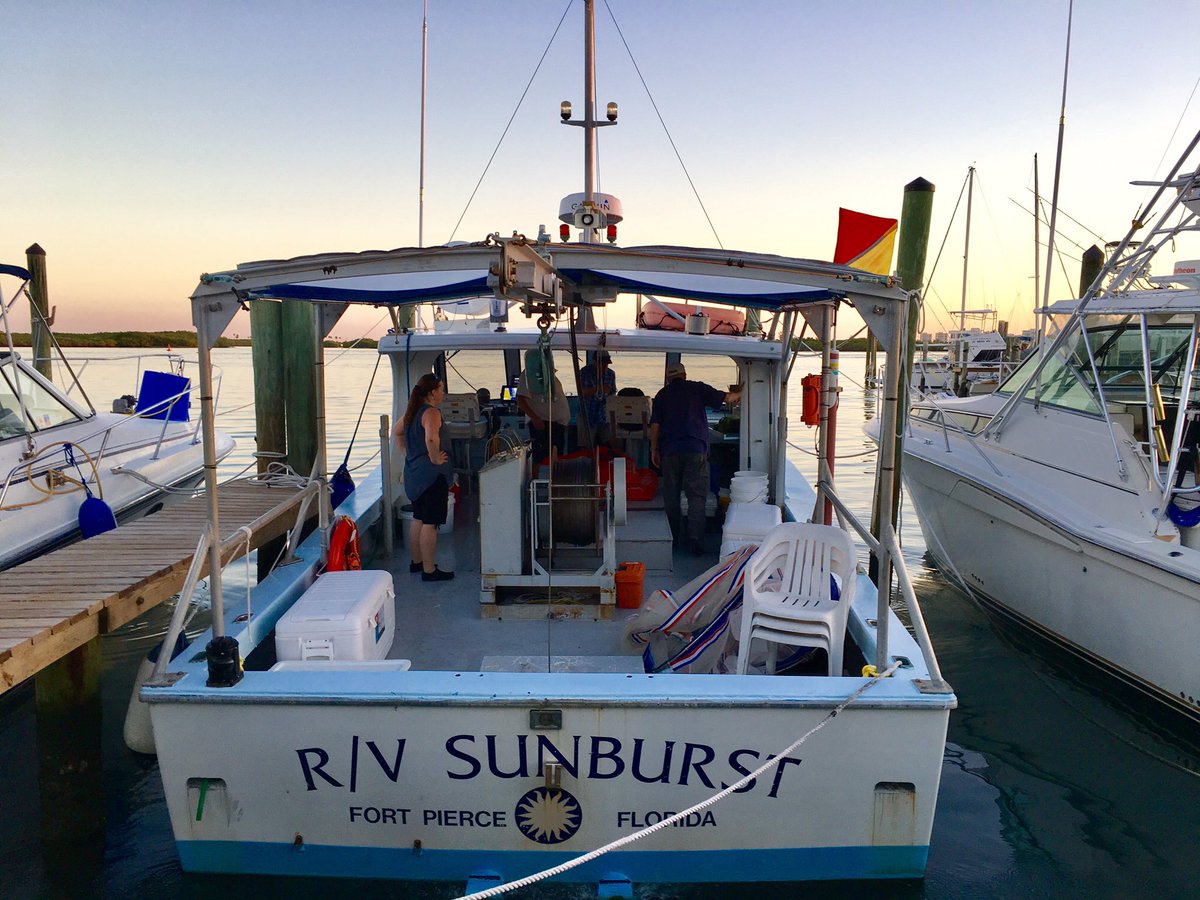 InvertebratesDC's tweet photo. The StreamCode team is leaving Fort Pierce to do sampling in the early morning #StreamCodeSMS #OsbornLabSI #plankton #GulfStream https://t.co/LWsVRW00tt