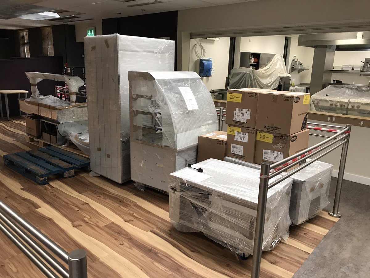 JDcatequip's tweet photo. All ready for the next phase #citycollegenorwich #debutcafe #counterline #bartechservices #canningelectrical #hatco #jdcatering https://t.co/SFbErAXD9M