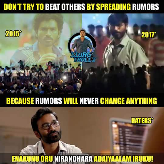 praveepookie's tweet photo. @dhanushkraja thalaivaaaaaa #VIP2SuperHit Anna luv u thalaivaaaaaa 😘😘 https://t.co/LIyDpZ6qVy