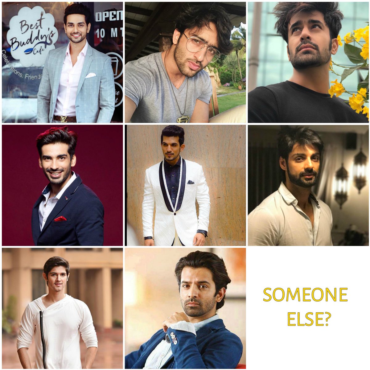 TellyTalkIndia's tweet photo. Who is your favorite actor of #TellyTown?

#ShaktiArora 
#ShaheerSheikh 
#PearlPuri
#MohitSehgal 
#KaranWahi
#RohanMehra 
#BarunSobti https://t.co/yREWywJm2G