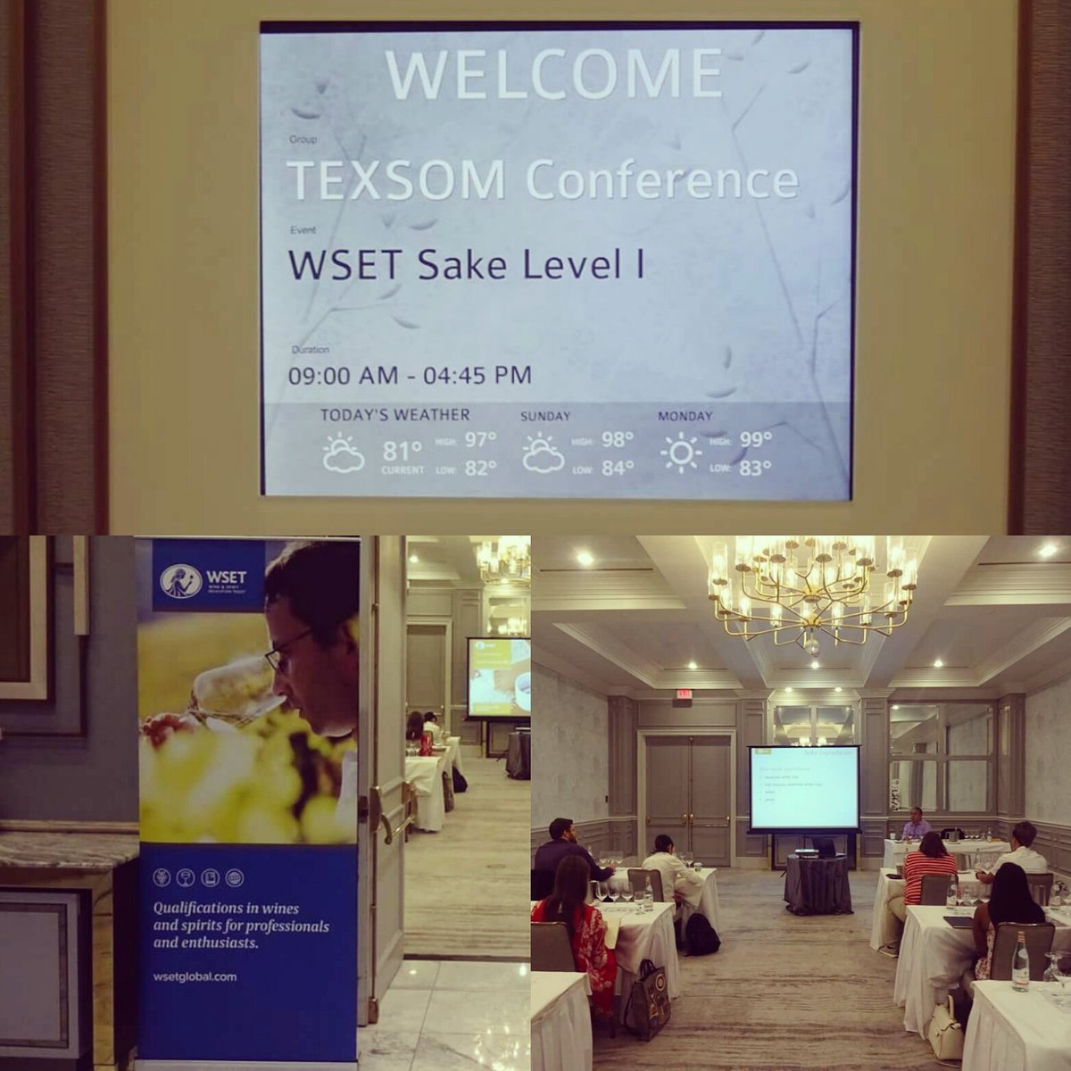 ToshioUeno's tweet photo. Lecturing #wsetsake Level 1 @TEXSOM #Texsom #wset #WSETglobal #wsetsakelevel1 #WSETSAKEEducator #Sakeschool #sakesommelier #sakesamurai https://t.co/kNYaQULj6m