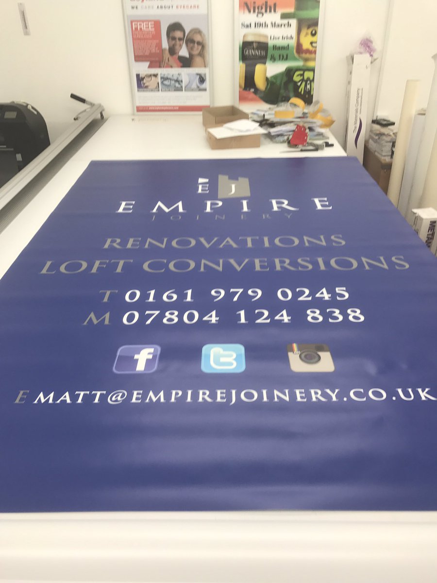 empirejoiner's tweet photo. Great to get an update on our new scaffold banner from @ImpressPrintMcr soon be up on our next large project in Worsley for September https://t.co/Xllkw2ceaq