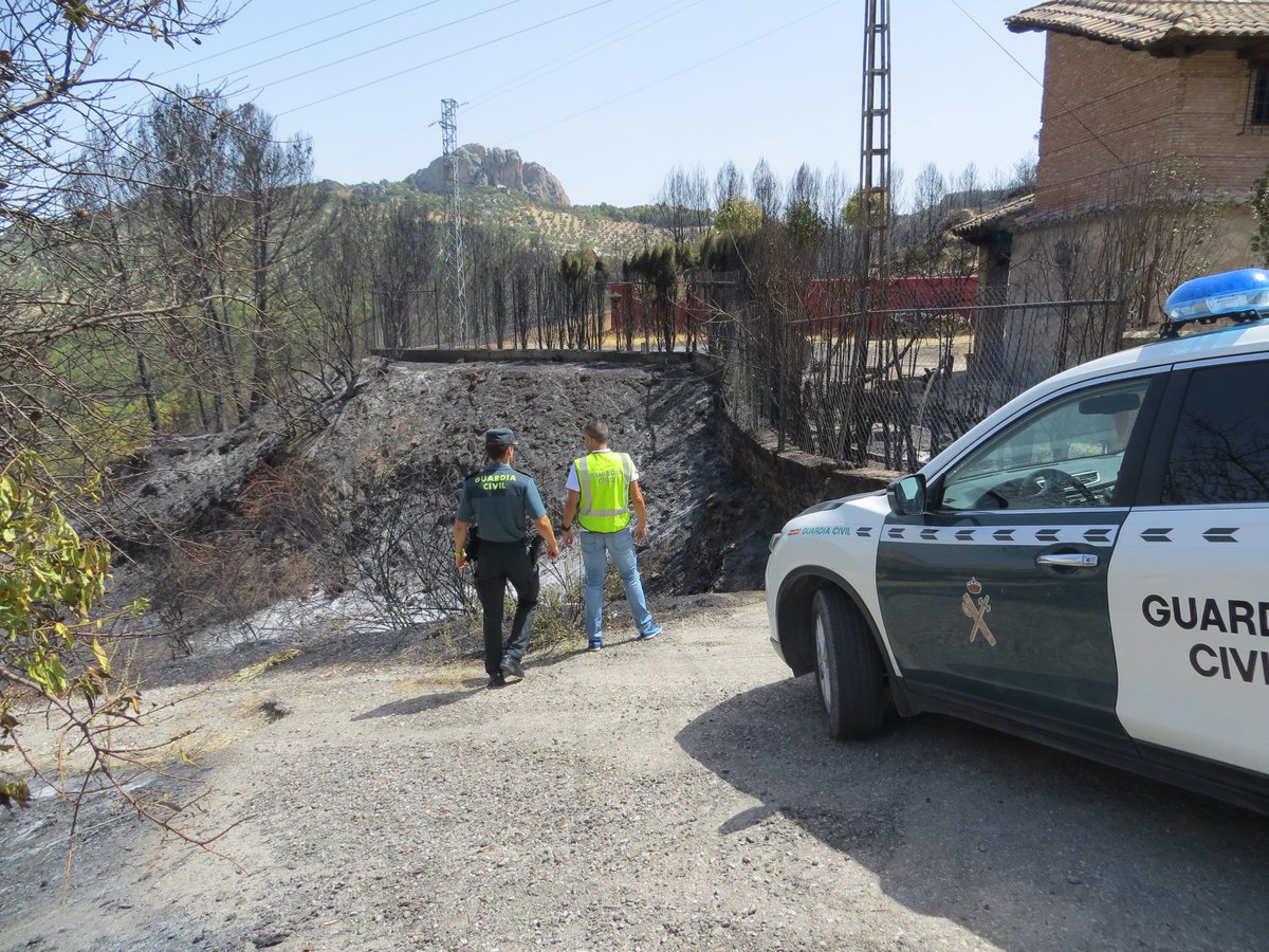 SubdeGobJaen's tweet photo. .@guardiacivil investiga a un menor, presunto autor de #IFjaen  ocurrido ayer en paraje de Los Vadillos en las proximidades de la capital https://t.co/u87vtsIPJT