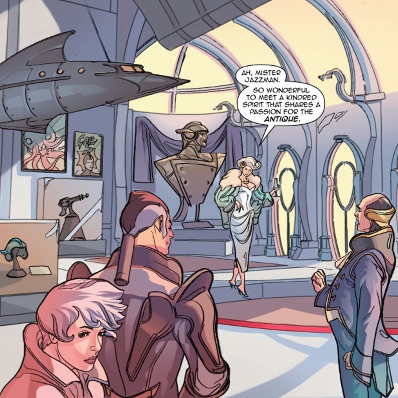 colony_66's tweet photo. While some of us are mingling with the elite, some are left cleaning the spaceship. Life of an unsung hero can be cruel...  #scifi #comics https://t.co/hRLA7TLvtz