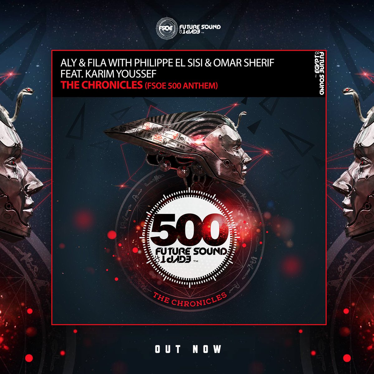 alyandfila's tweet photo. We're very proud to finally release the #FSOE500 Anthem today with @Philippeelsisi, @djomarsherif &amp; Karim Youssef in ‘The Chronicles’! 🇪🇬🎉 https://t.co/2fxM2MaOuo