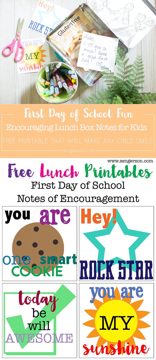 sengrson's tweet photo. Free printable for the first day of school to add to any lunch box for a smile! https://t.co/OOL4HgG5rS #ad #PackWithLove https://t.co/ETztuwaThb