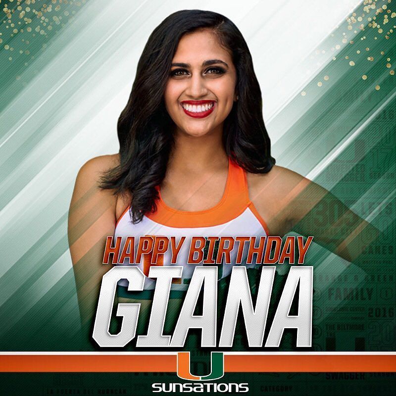 CanesSpirit's tweet photo. Happy birthday to, sophomore, Giana! Have a beautiful day!
•
•
•
#Sunsations #UDance #College #DanceTeam #Dance #Dancers #UM #TheU #ItsAllA… https://t.co/0mre422OmG