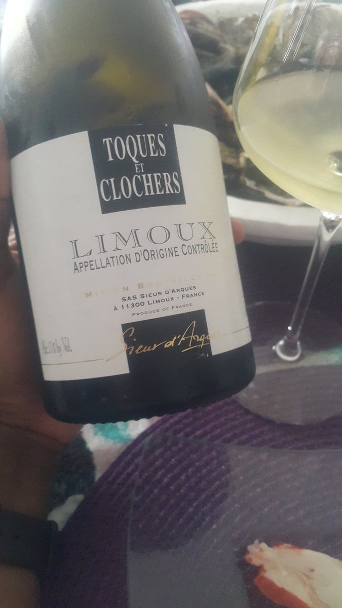 Oceanique 2014 <a href="/Toques_clochers/">Cécile Garrigues</a> @SieurdArques Mineral and creamy Chardonnay with a dash of green lemons #wineandspicemakeseverythingnice