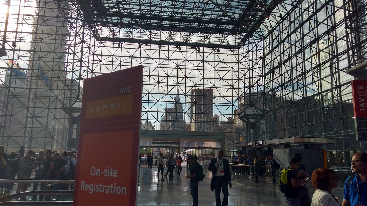 briskmad's tweet photo. Fun today at the New York #AWSSummit. I'll be talkin'  #DBFreedom, #redshift, Machine Learning, DynamoDB, &amp; other #CloudComputing stuff. https://t.co/fZRnYrJAtn