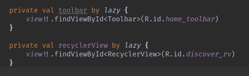 chrisbanes's tweet photo. Just got bit by a Kotlin gotcha: using `by lazy` for view vals. It will still point to the old view instance after fragment view recreation. https://t.co/gmjQwy0wjc
