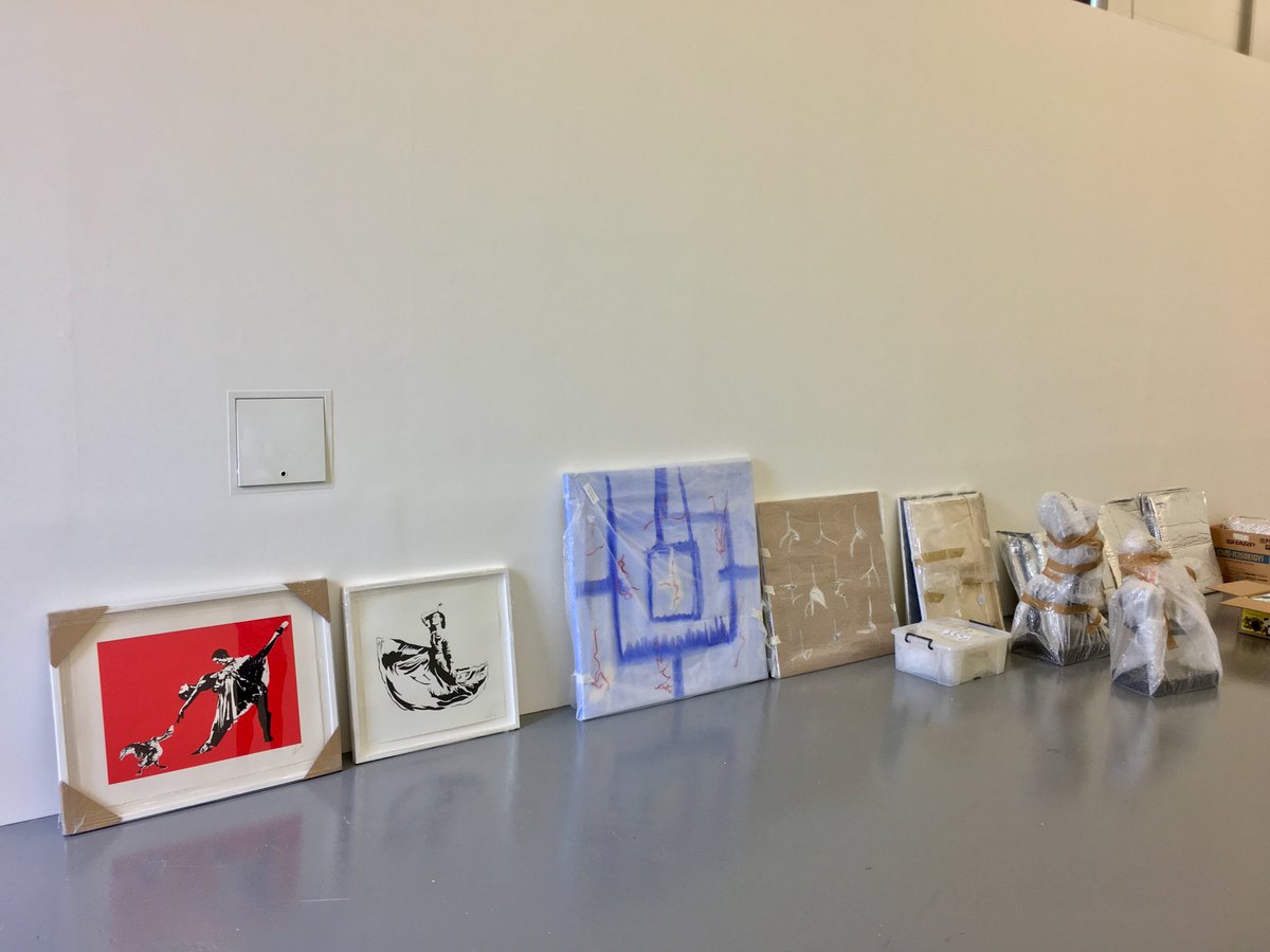 KentCurators17's tweet photo. Ready for installation!! https://t.co/GjtvTPff13