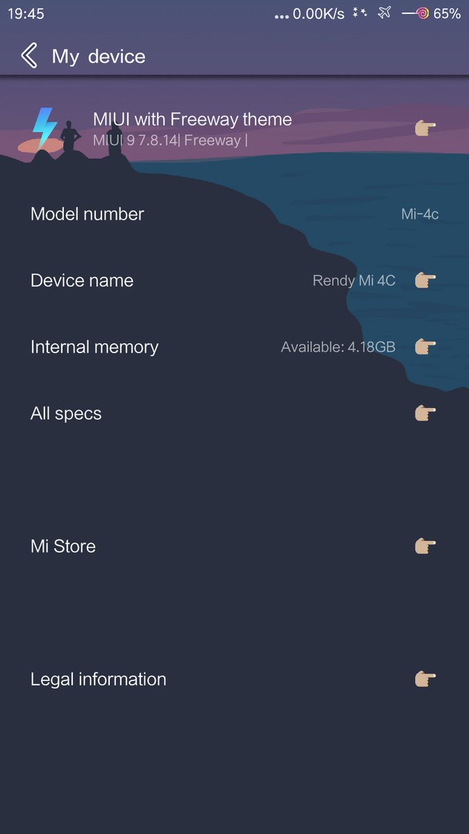 RendyPradhana's tweet photo. finally #MIUI9 on #Xiaomi #Mi4c https://t.co/xgvcOtH7NV
