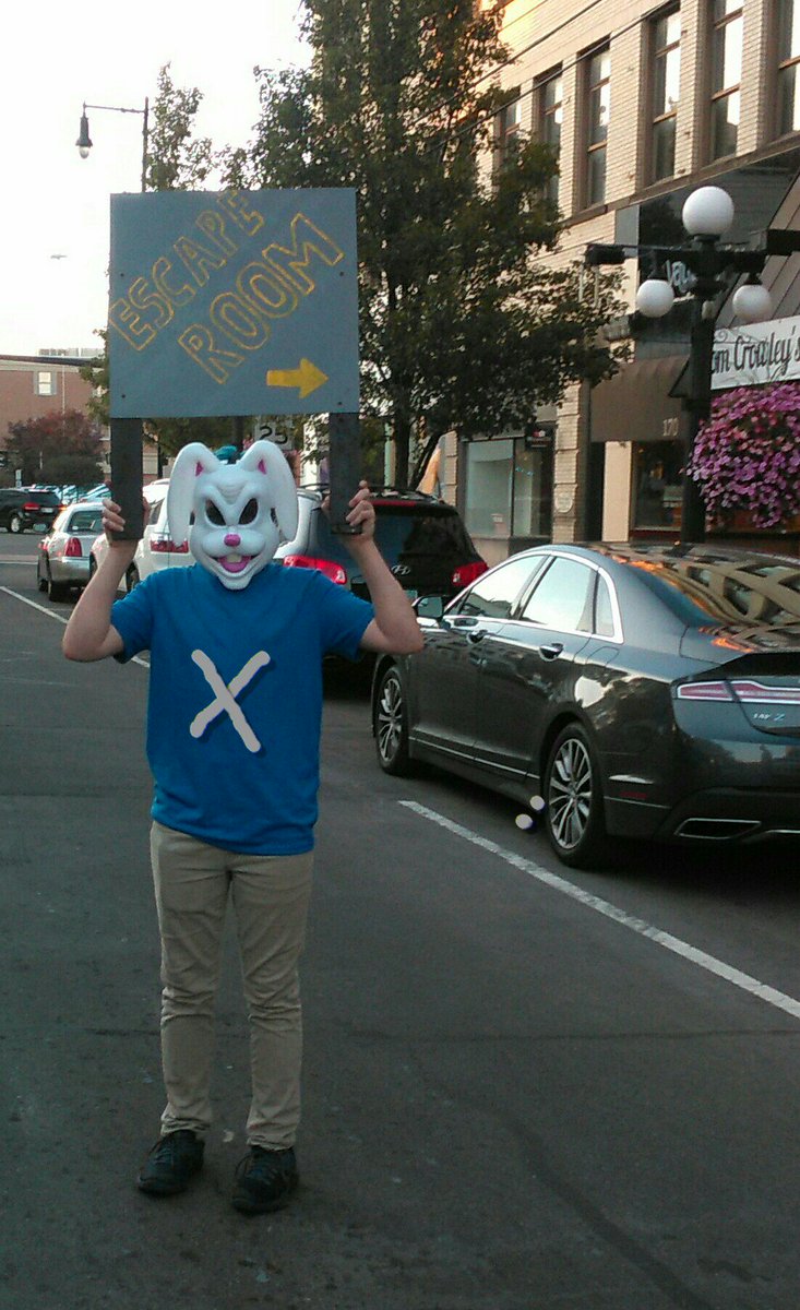 WPerplexcity's tweet photo. Did anyone spot Clue, the Perplexcity bunny, at the Italian  Festival this weekend? Take a picture with him and get ONE FREE GAME ENTRY!! 😎🐰 https://t.co/UyKACq7KtM