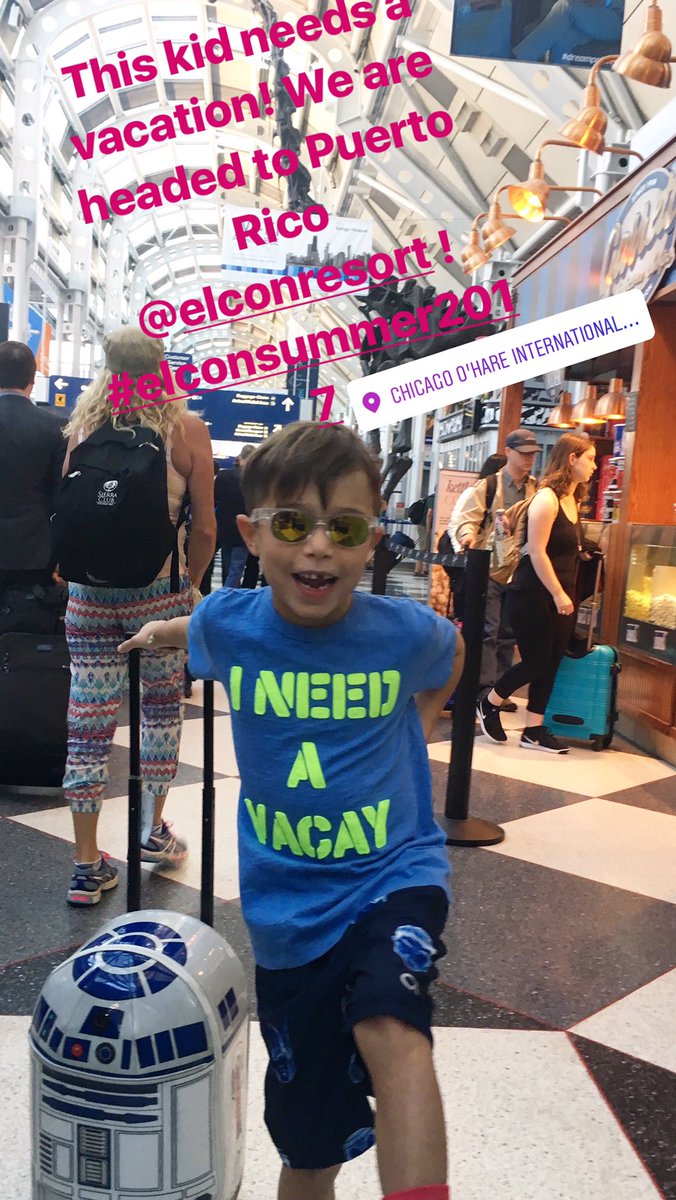 WellTraveledKid's tweet photo. Ready for a vacation!Headed off to @ElConResort #elconsummer2017 #hosted https://t.co/ewRv4UFh4A