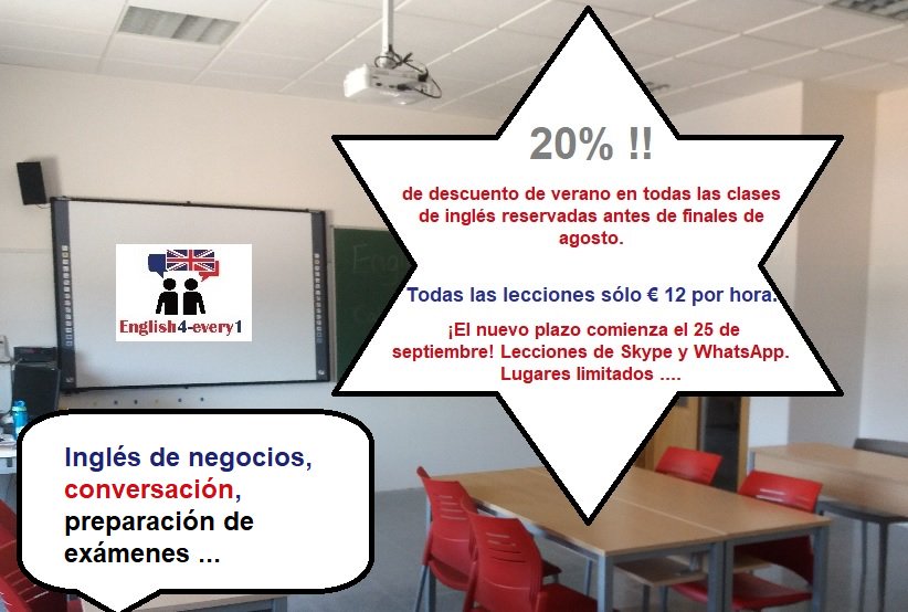 Eng4every1's tweet image. Para obtener más información sobre mis clases de inglés y métodos de enseñanza por favor 📩info@english4-every1.com 📱o WhatsApp me 652 94834.