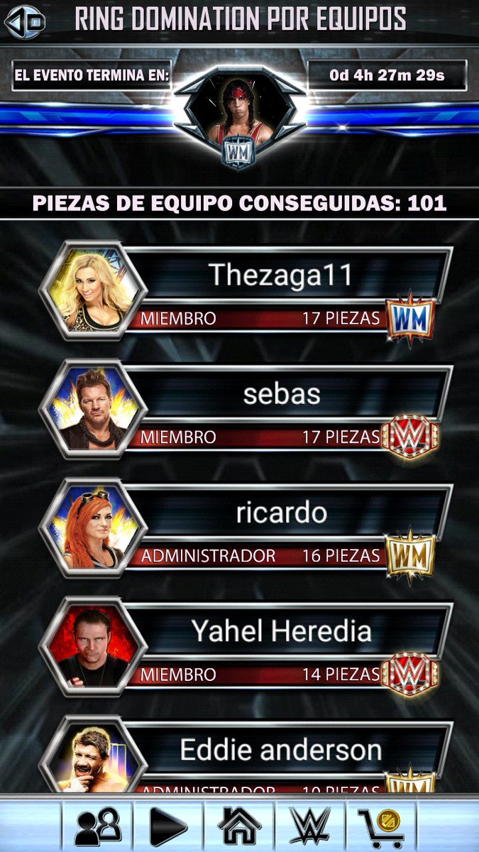Sebasti1306's tweet photo. @WWESupercardLat Busco equipo soy wm33++ https://t.co/JglI6SGtfz