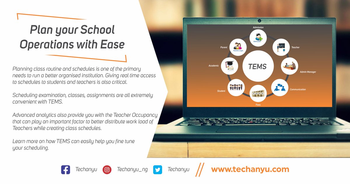 techanyu's tweet photo. Looking to bring efficiency to your school? Find out more about #TEMS #Edutech #EduSupport #EduManagement https://t.co/GKBbuuTCsN https://t.co/x015IraAE7