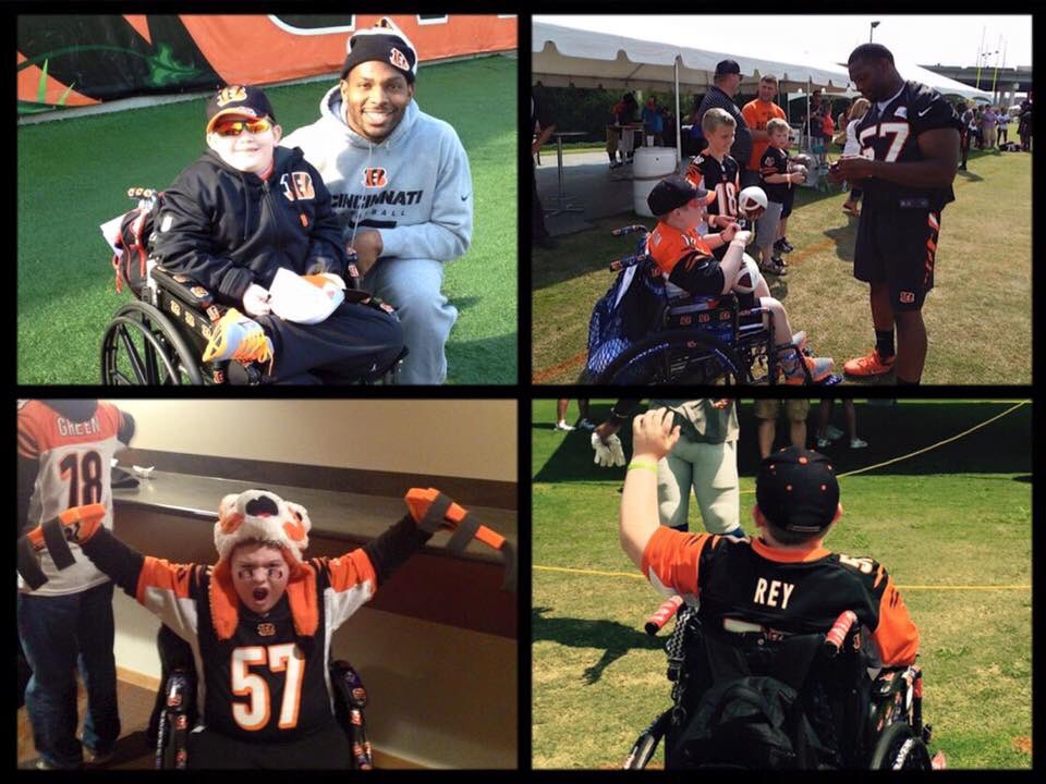 TeamTobyRocks's tweet photo. Thanks @VinnyRey 4 being a model of character &amp; Christianity. Toby's been huge fan of 57 since his best bday ever! @7hillschurch #BoldFaith https://t.co/RTQYxqxnYr