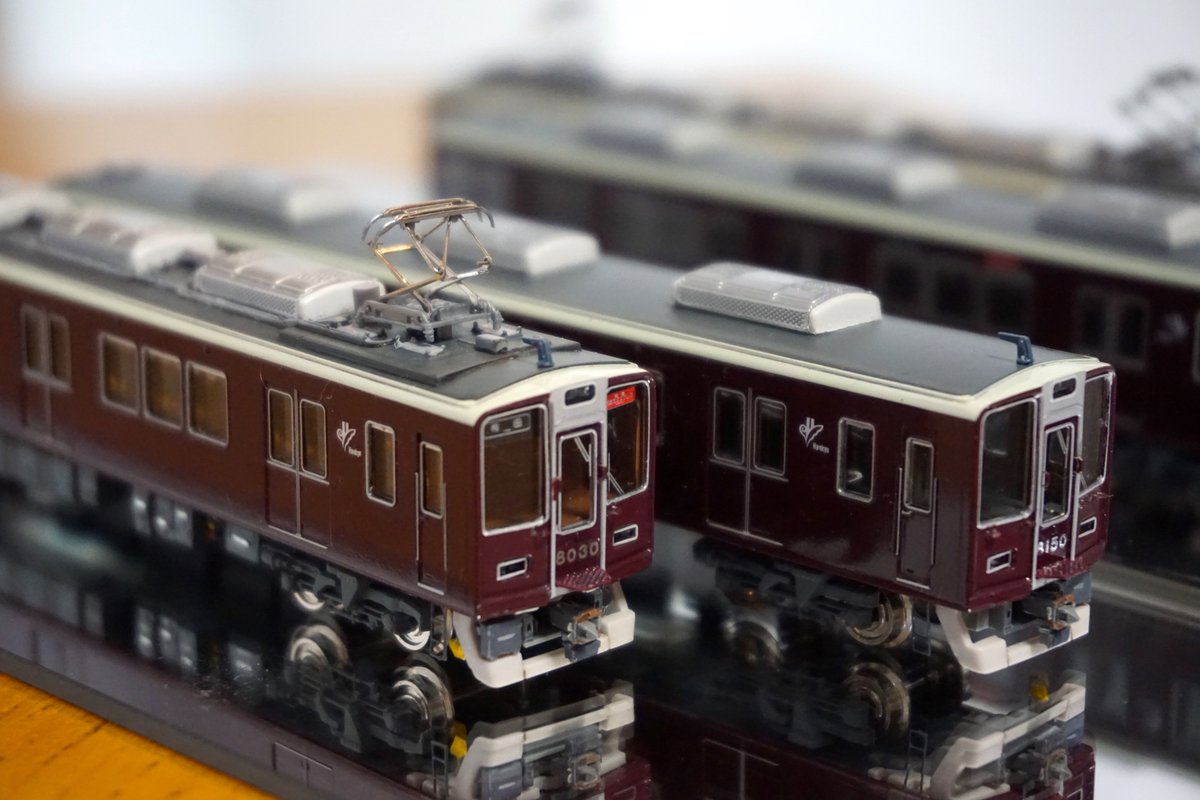 阪急8030編成　nゲージ 鉄道模型】GREENMAX 阪急電鉄8000系 8030F 加工紹介【Nゲージ】 - YouTube
