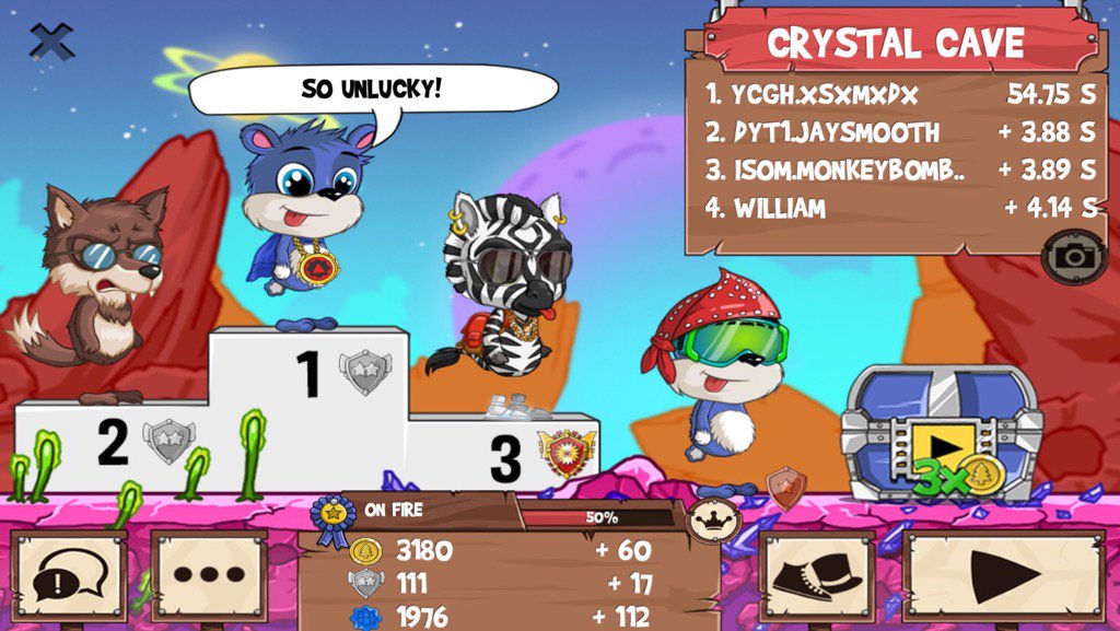 KanexPapi's tweet photo. Get on my level, son! #funrun2 #Jaysmooth #monkeybombs2 #william https://t.co/TzywSbcd17