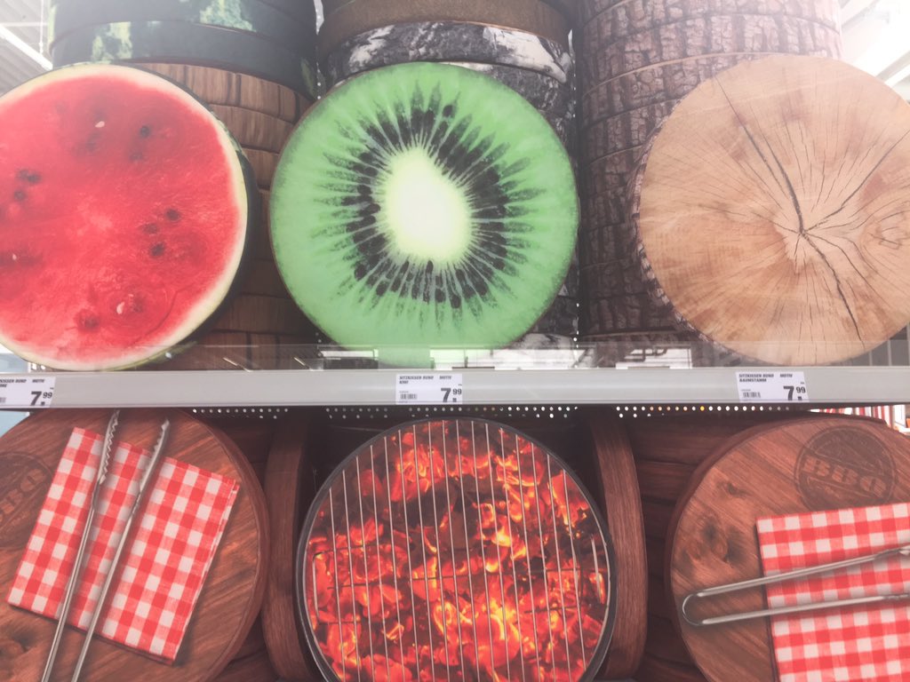 WhoseGotMyName's tweet photo. @nickschadegg @MarkDiStef Spotted this outdoor seat cushion option for the back bench or will it be a case of #joyexit ?Aas seen in Germany's equivalent of Bunnings. https://t.co/viTA1g9Cm3