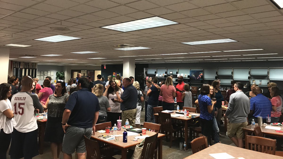 PeteScully1's tweet photo. Invested adults help make @TWHS_Cardinals a great place! #WeAreTW #Teacherfirstday @wcsdistrict @wcsteachers https://t.co/GyVJUczoUU