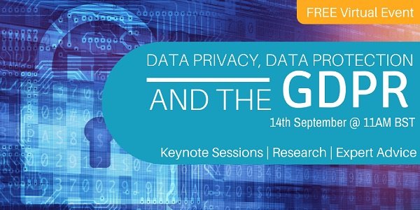 AIIMIntl's tweet photo. Join the virtual event designed to help you prepare for #GDPR and ensure long-term #data protection. https://t.co/aoo89UCl7P #infosec https://t.co/iPxy64FukM