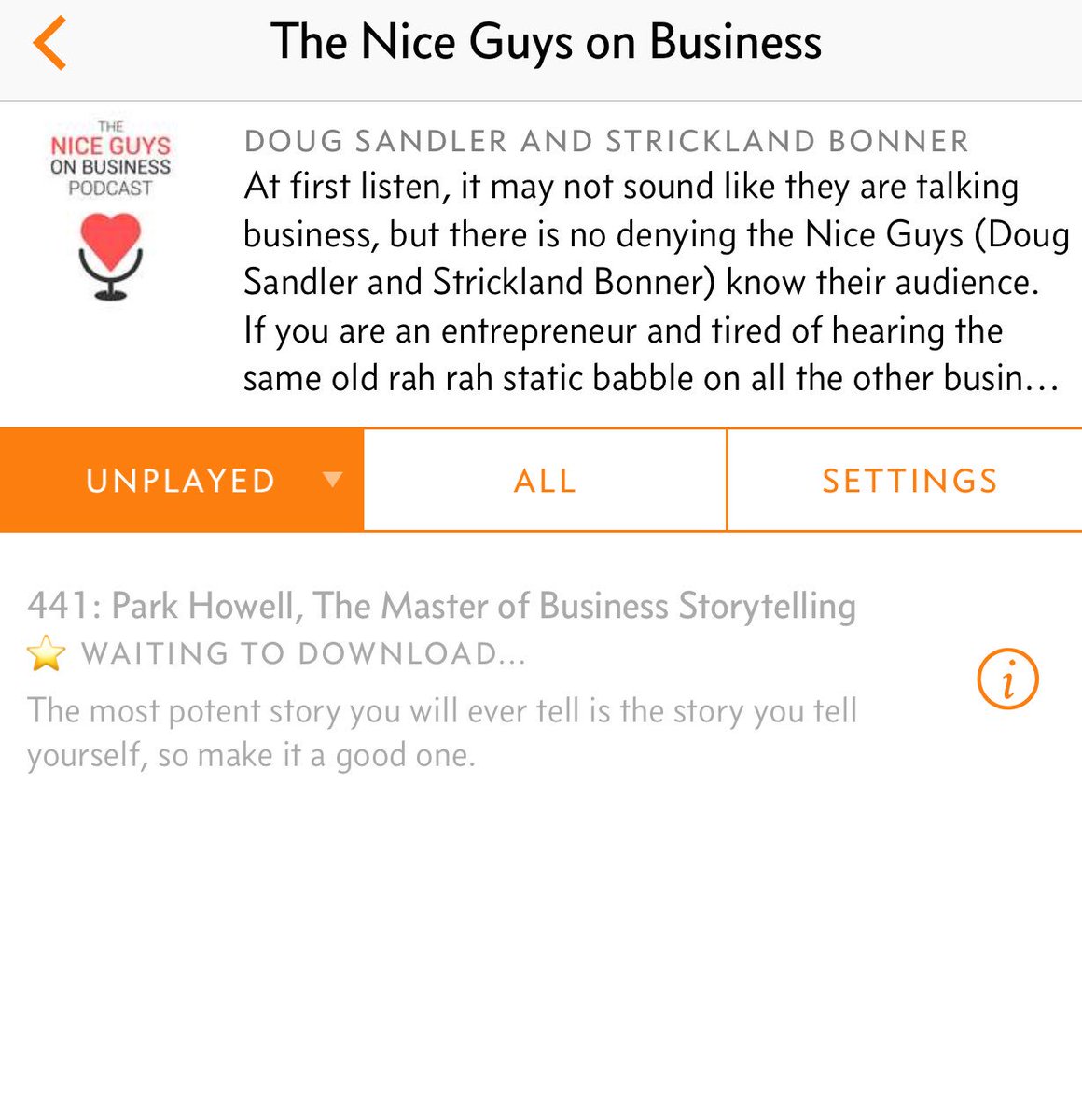 PaulMerena's tweet photo. @OvercastFM, where is the new Nice Guys on Business #podcast? Please find the feed. @djdoug @NiceGuyonBiz #tutuoptional https://t.co/X0zWxM03qu