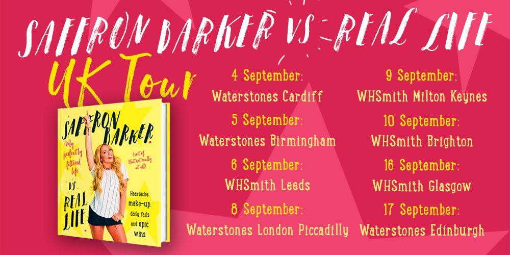 .@saffronbarker has announced her tour 🎉🎉🎉 Roll on 4th September!