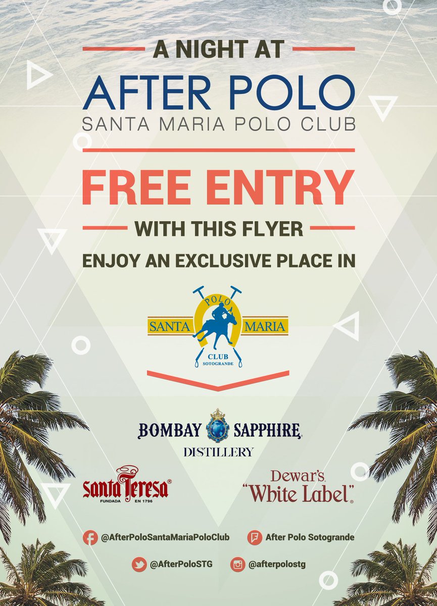 AfterPoloSTG's tweet photo. Esta noche entrada gratuita después de las 2 consigue tu flayer a la salida de concierto #earthwindandfire en #Afterpolo #SantaMaríapoloclub https://t.co/9rXN1ccpU2