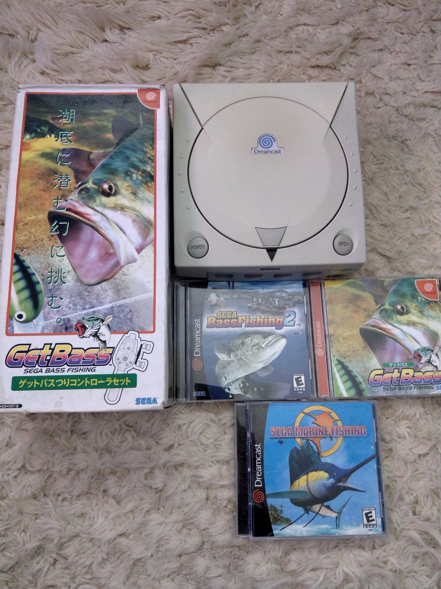 sonicgdavies's tweet photo. Now it's raining might as well go fishing.. ONLY SEGA style! #RETROGAMING #retrogames #Retro #segaforever #Dreamcast #SEGAWOW #bassfishing https://t.co/Ta7K7SV8JJ