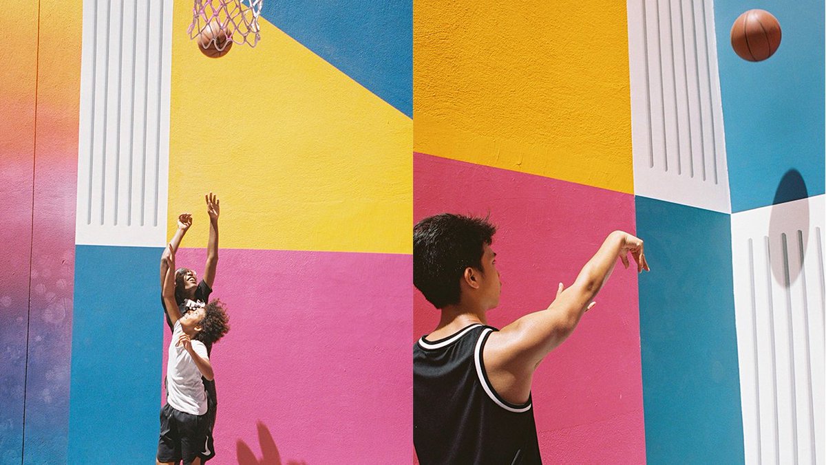 photographing the magic of paris's technicolour basketball court bit.ly/2hXRiEJ