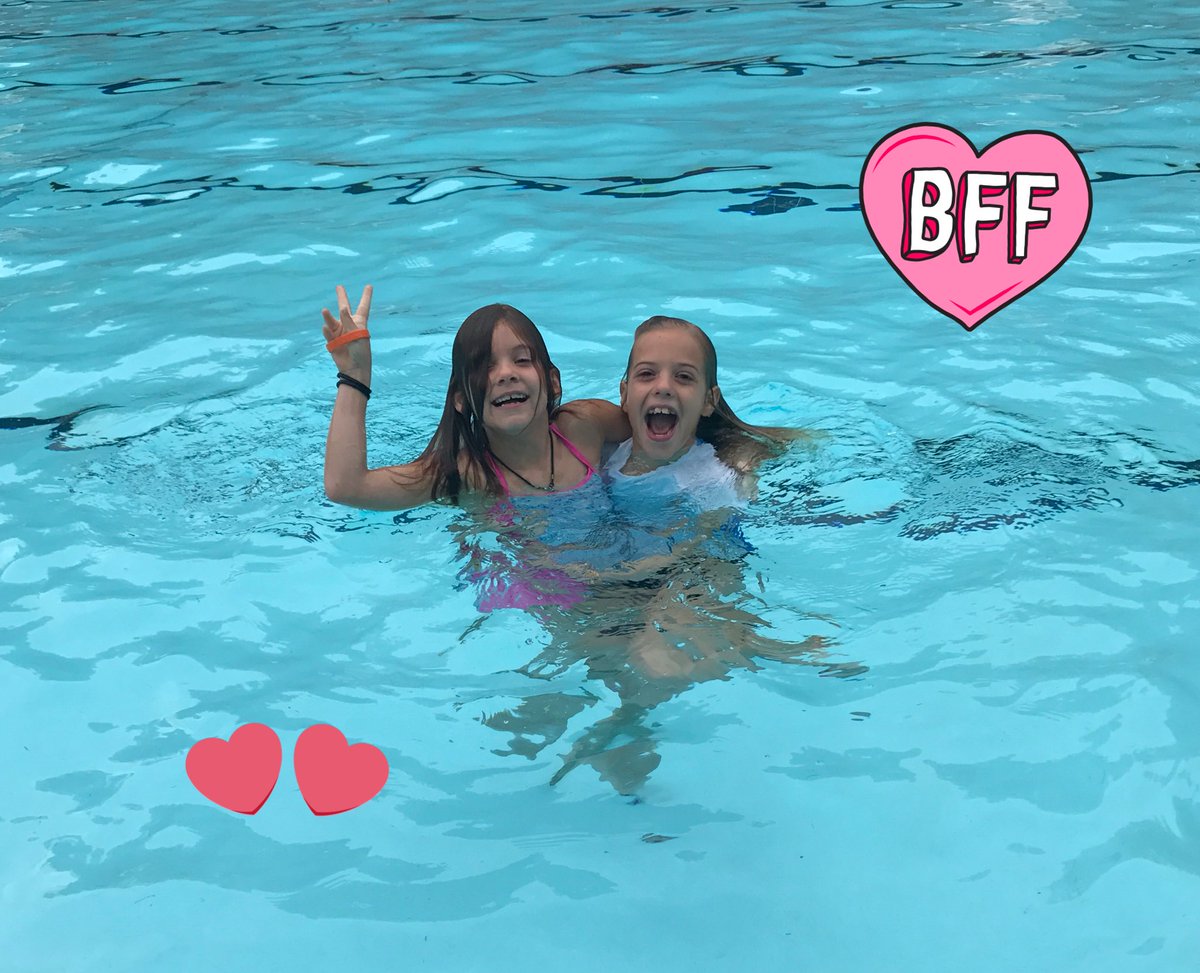CongoFreshmen's tweet photo. F1 starting off the last week of day camp with some pool time! #congocamp17 @TheCongoCamp https://t.co/D3qOLemN01